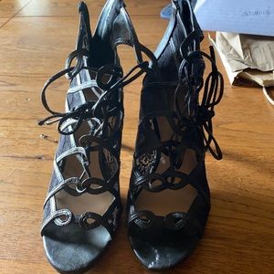 Lauren Conrad lace stilettos